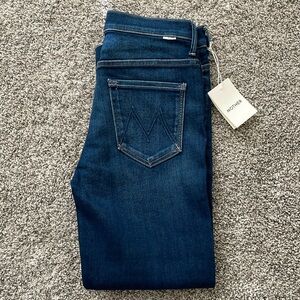 MOTHER denim Insider crop step fray size 28 NWT